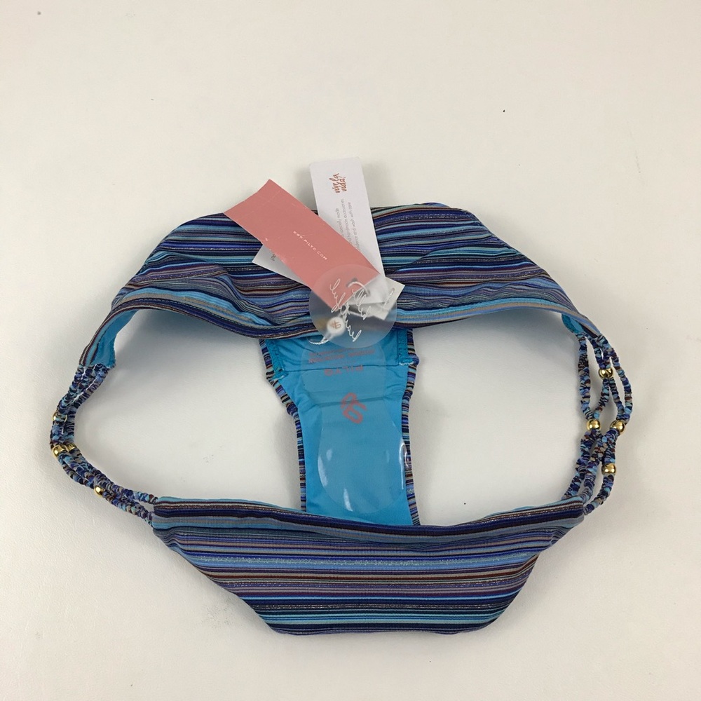 PilyQ Tahiti Braided Bikini Bottoms. L21 - Picture 5 of 8